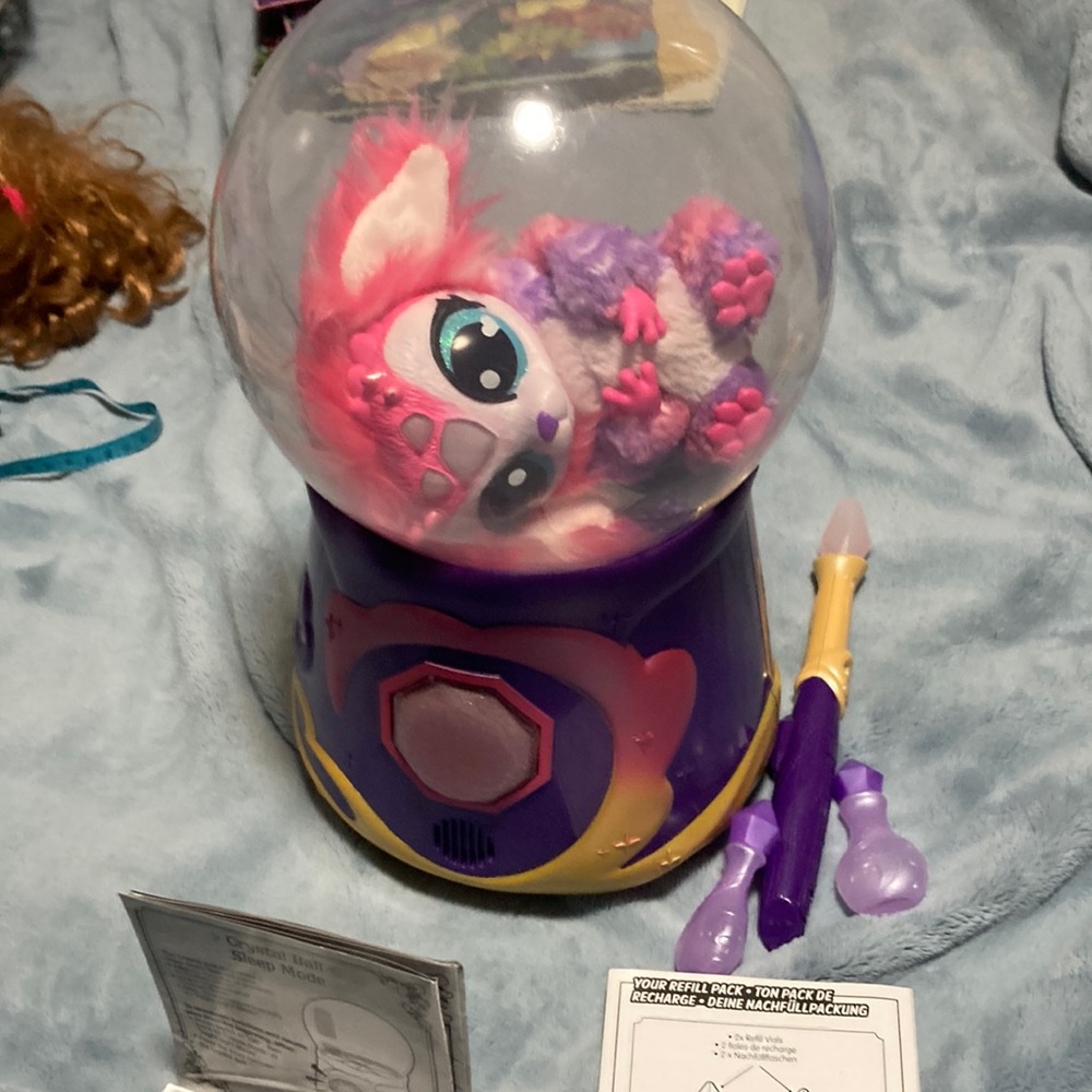 Interactive Pink and Purple Kids Toy and refill pack new unopened